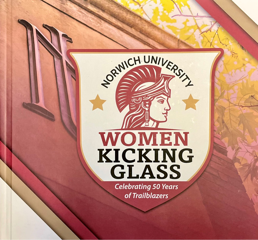 cover image - Norwich Univ. Women Kicking Glass oral history book