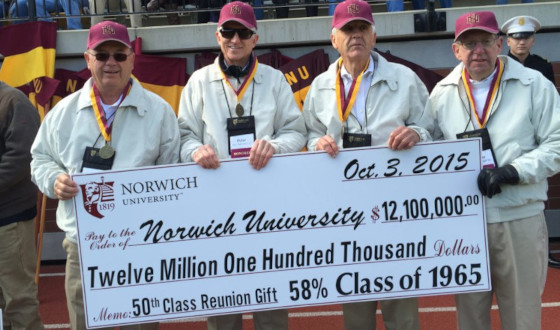 NU'65 50th reunion 2015 50th - raised $12M +