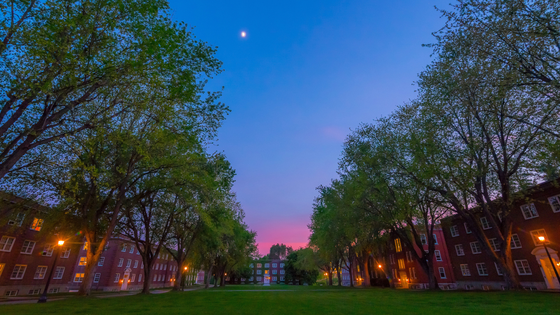 Upper Parade Ground from Jackman Hall